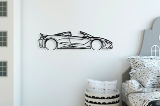 Décoration murale eMcLaren 720S Silhouette Noir