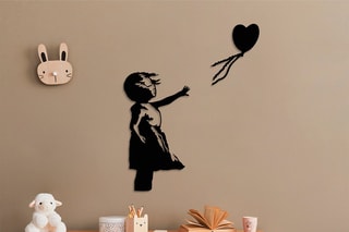 Décoration murale Banksy Noir