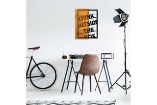 Décoration murale en bois - 42 x 58 cm