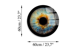 Tableau en verre trempé Édouard - 60 cm