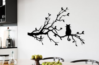 Décoration murale Cat 12 - Noir