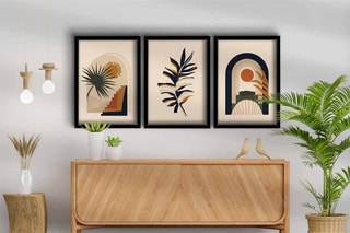 3 tableaux en bois