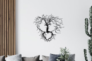 Décoration murale Entrika - Noir