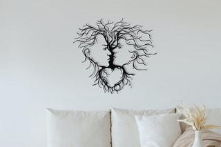 Décoration murale Entrika - Noir