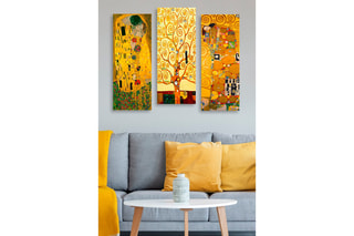 Triptyque "Le baiser", "L'arbre de vie" et "Frise Stoclet" - Gustav Klimt