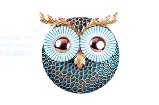 Décoration murale Owl 3 - Multicolore