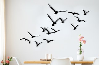 14 décorations murales - Noir