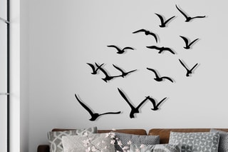 14 décorations murales - Noir