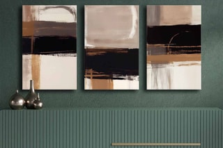 3 tableaux en pin