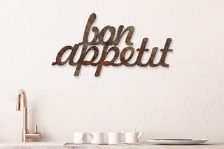 Décoration murale Rusty Bon Appetit - Laiton antique