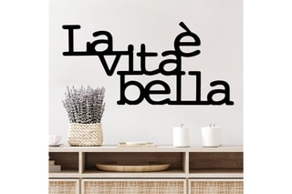 Décoration murale Vita E Bella 1 - Noir