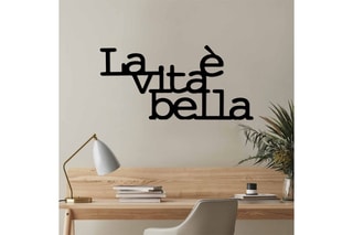 Décoration murale Vita E Bella 1 - Noir
