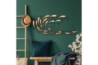 Décoration murale Sheen - 2 - Marron et noir