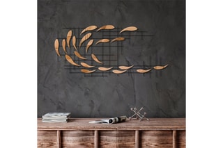 Décoration murale Sheen - 2 - Marron et noir
