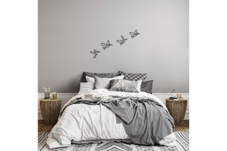 4 décorations murales Birds - Noir