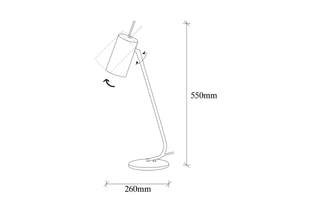 Lampe à poser Sivani Doré