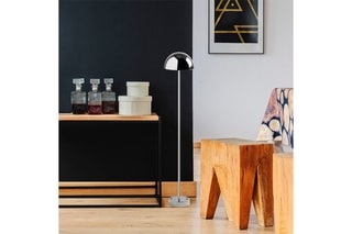 Lampadaire LED Sept Argenté