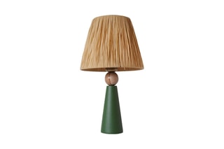 Lampe à poser - Vert et naturel