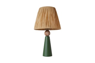 Lampe à poser - Vert et naturel