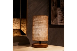 Lampe à poser AYD-2846 - Beige et naturel