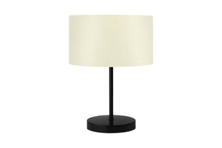 Lampe à poser Ayd - Crème et noir
