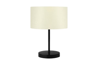 Lampe à poser Ayd - Crème et noir