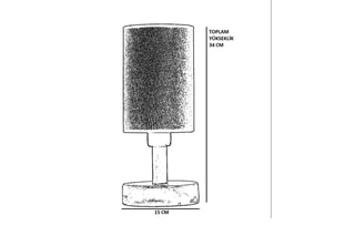 Lampe à poser en bois Anka - Naturel