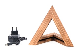 Lampe à poser en épicéa KN02 - Naturel