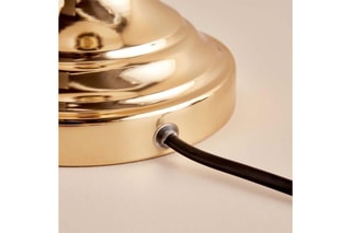Lampe à poser - Beige et doré