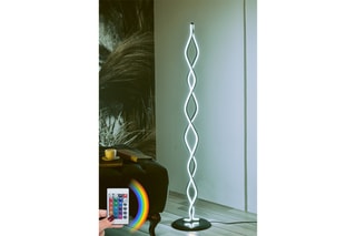 Lampadaire LED Multicolore Catena - Noir