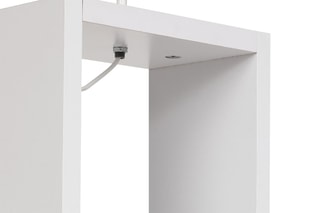 Lampe avec étagère - Blanc