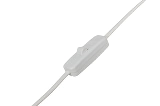 Lampe avec étagère - Blanc