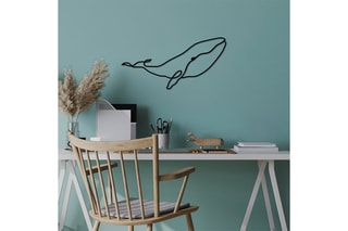 Décoration murale Whale - Noir