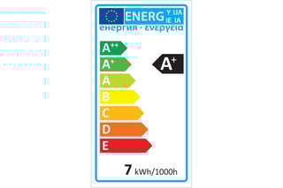 Ampoule LED - Jaune - 7 W - G95