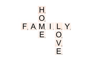 Scrabble mural en bois - 95 x 95 cm - Noir