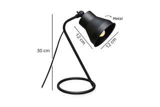 Lampe de table AYD - Noir - 40 W