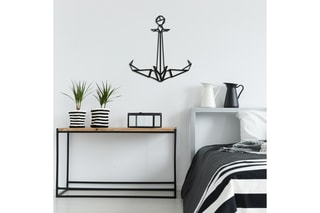 Décoration murale Anchor 2 - 52 x 55 cm - Noir