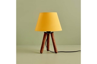 Lampe de table - Jaune et naturel - 40 W