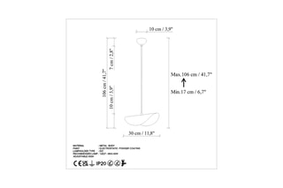 Suspension Eger - Ciel - 40 W