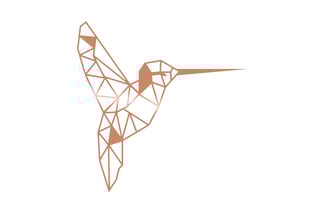 Décoration murale Bird - 44 x 44 cm - Marron