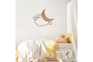 Décoration murale Night 2 - 50 x 41 cm– Marron