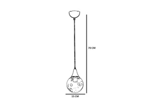 Suspension Afra - Doré - 40 W