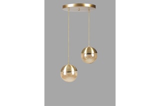 Suspension - Doré - 2 x 40 W