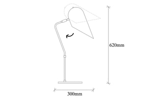 Lampe de table Kesik - Noir - 40 W