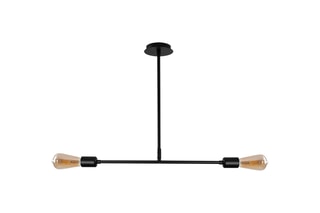 Suspension Flower - Noir - 2 x 40 W