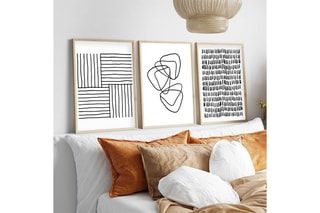 3 tableaux en bois massif Huhu239 - 50 x 35 cm