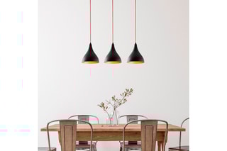 Suspension Berceste - Noir - 3 x 40 W