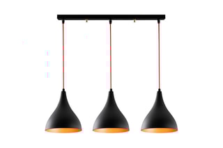 Suspension Berceste - Noir - 3 x 40 W