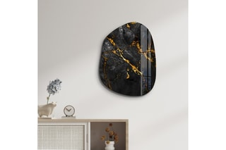 Tableau Black Marble - 65 x 50 cm