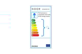 Lampe de table Foca - Noir - 40 W